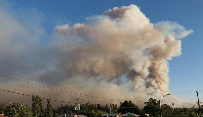 Incendios Forestales Hualqui: Alerta Roja en Bío Bío
