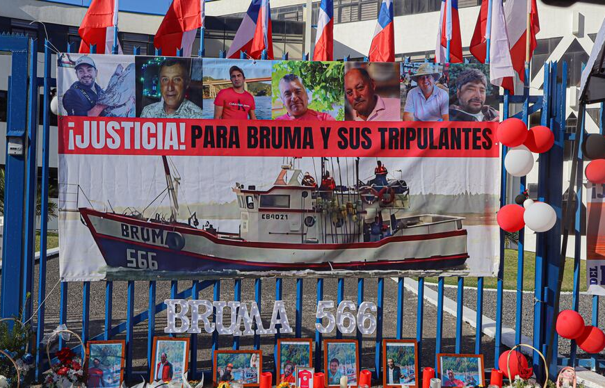 Naufragio de la lancha Bruma: hallazgo de restos biológicos