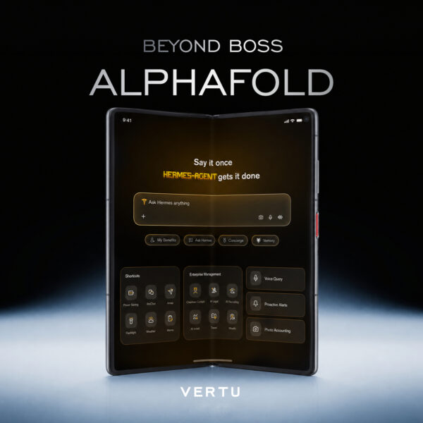 Smartphone Plegable: El Nuevo Vertu Alphafold Revoluciona el Lujo